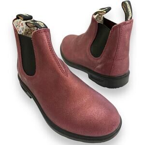 Blundstone 2090 Chelsea Boots | Big Kids Girls UK 3 / US 6 Rose Pink Glitter NEW